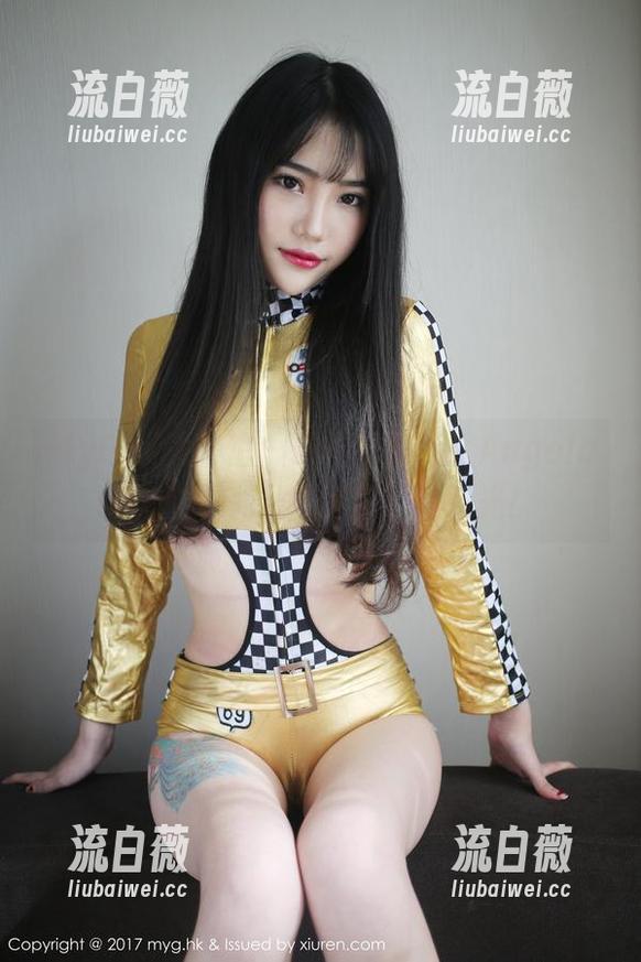 MyGirl美媛馆 - 最新写真集：Angela喜欢猫在豹纹中直播你的目光！